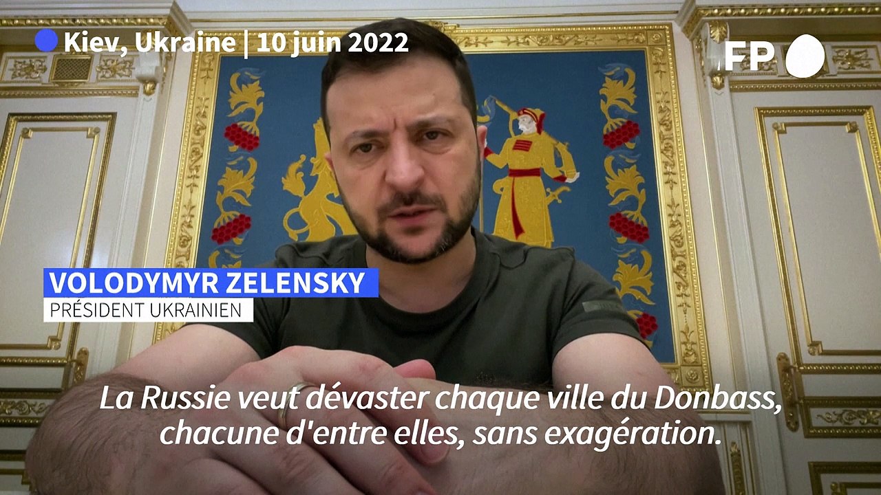 Ukraine: la Russie veut dévaster toutes les villes du Donbass (Zelensky)