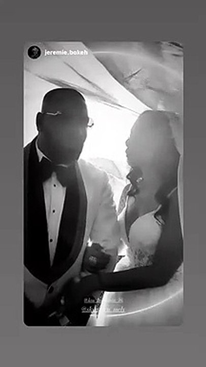 Images du mariage de Laurent, dit Lau dans "Koh-Lanta" et Melysa