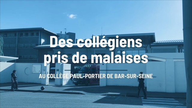 Série de malaises au collège Paul-Portier à Bar-sur-Seine