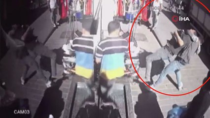 Fatih’te gasp dehşeti kamerada