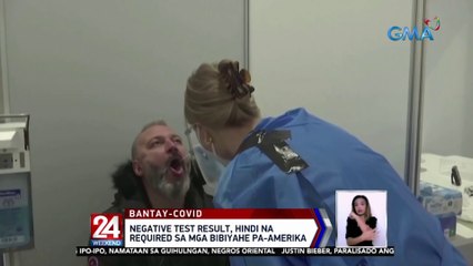 Negative test result, hindi na required sa mga bibiyahe pa-Amerika | 24 Oras Weekend