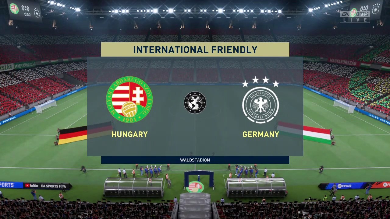 Hungary vs Germany || UEFA Nations League 11th June 2022 || Fifa 22 Gameplay