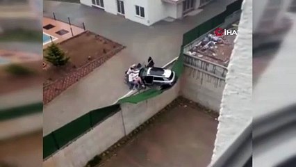 Bursa'da ölümden döndü! O anlar kamerada