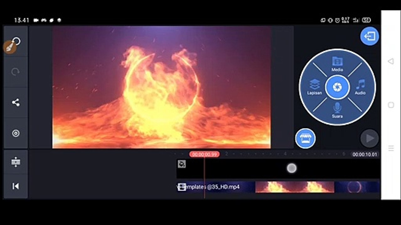 Tutorial membuat fire animation logo reveral