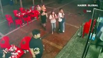 Çin’de 9 kişi restoranda oturan 3 kadını tekme tokat darp etti