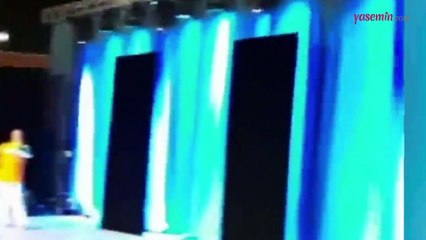 Yasemin Sakallıoğlu’ndan eşi Burak Yırtar’a sahnede büyük sürpriz!