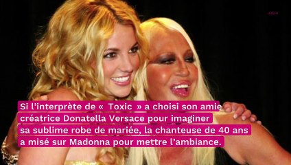 Britney Spears mariée : cette célèbre chanteuse qu'elle a embrassée après avoir dit "oui"