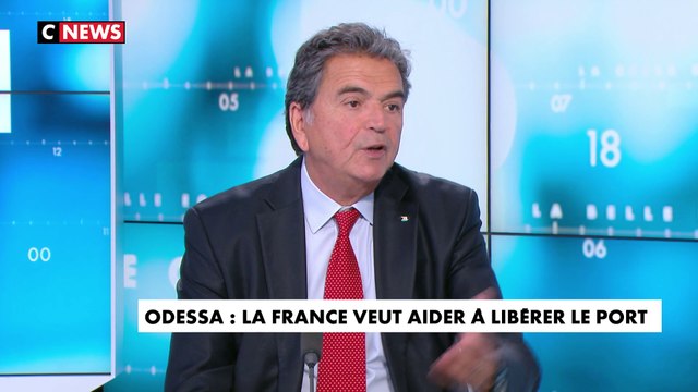 Pierre Lellouche : «Poutine a d’abord utilisé l’arme énergétique, il utilise maintenant l’arme alimentaire, d’où l’idée de créer un corridor maritime pour faire passer des navires de pays tiers qui viendraient chercher de la marchandise à Odessa»
