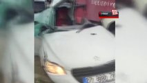 Yozgat’ta itfaiye aracı otomobile yandan çarptı: 3 ölü