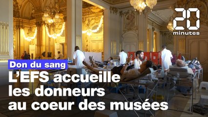 Don du sang : l’EFS accueille les donneurs au cœur des musées