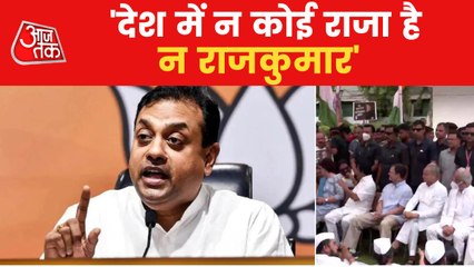 Download Video: Sambit Patra hits out at Congress, watch what he said