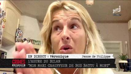 L'émotion et les larmes de la femme du chauffeur de bus tué à Bayonne hier soir pour le dernier prime  en direct de "Crimes" sur NRJ12 - VIDEO