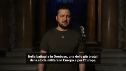 Ucraina, Zelensky: battaglia Donbass fra più brutali della storia