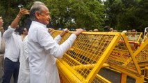 Democracy is being killed: Ashok Gehlot after being detained by Delhi Police