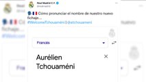 El Twitter del Madrid arrasa en menos de 1H con esto: el vídeo que enseña a todos a pronunciar Tchouaméni