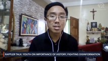 How can the youth help fight efforts to rewrite Philippine history?