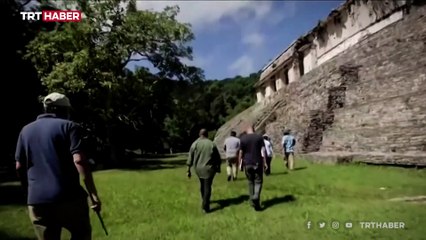 Meksika'da bin 300 yıllık heykel başı bulundu