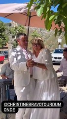 Christine Bravo sublime mariée en Corse avec son époux Stéphane Bachot, 11 juin 2022