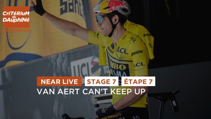 #Dauphiné 2022 - Étape 7 / Stage 7 - Van Aert  can't keep up