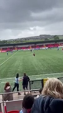 Six year-old Finn Harnett sent off in Derry City match
