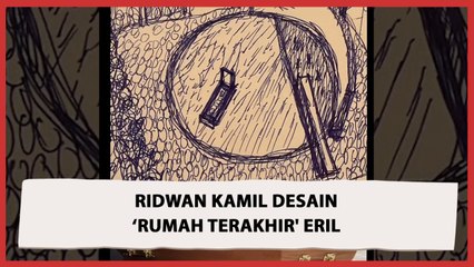 Ridwan Kamil Desain 'Rumah Terakhir' Eril, di Sebelah Masjid Al Mumtadz