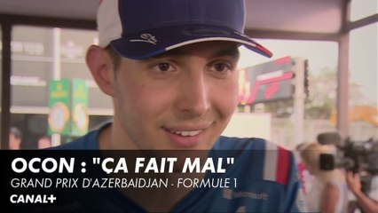 Esteban Ocon frustré après les qualifications - Grand Prix d'Azerbaïdjan - F1