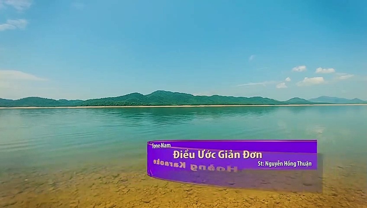 Điều Ước Giản Đơn Karaoke Tone Nam - Huy Hoàng Karaoke