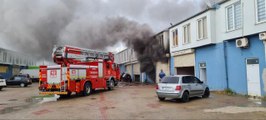 İş yerinde çıkan yangın söndürüldü