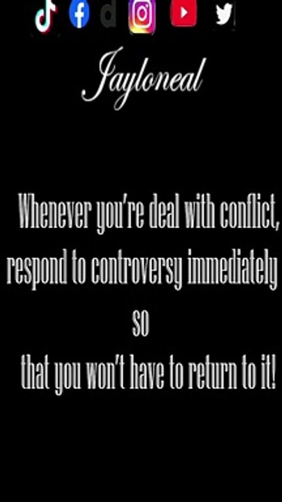 Respond To Controversy Immediately! (Quote)