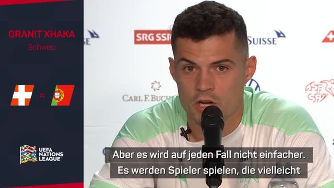 Kein ronaldo! xhaka: trifft gern gegen uns, also ...