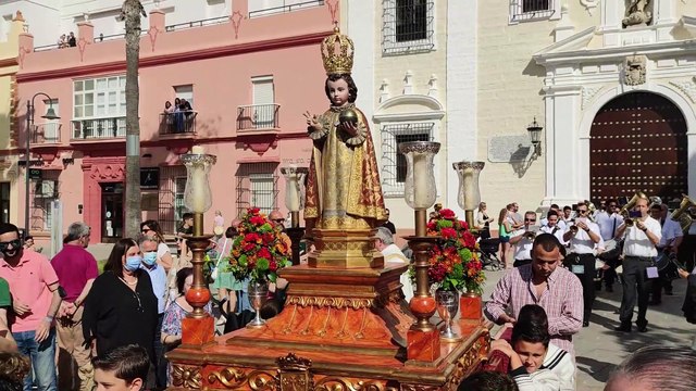 Salida de la Procesión celebrada el 29 de mayo de 2022. Iglesia de Ntra. Sra. del Carmen de San Fernando