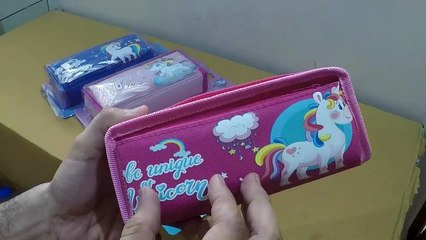 Unboxing and Review of girls favorite characters pencil pouch for school and college study
