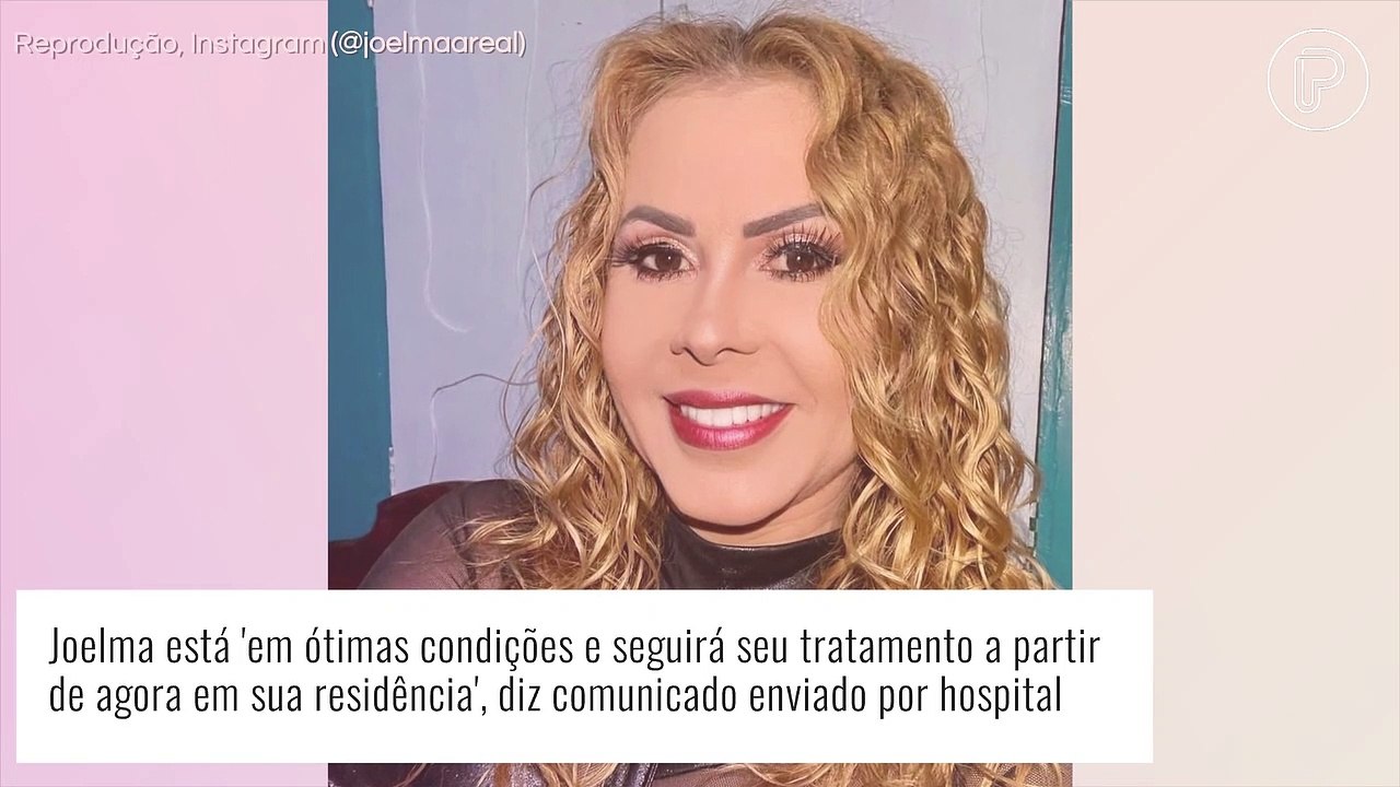 Joelma recebe alta do hospital e exibe rosto pela primeira vez após tratamento. Foto e vídeos!