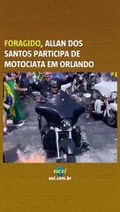 Allan dos Santos participa de motociata em Orlando