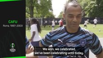 Cafu congratulates Mourinho on Conference League triumph