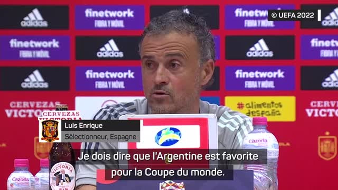 Espagne - Enrique : "L'Argentine et le Brésil sont favoris pour le Mondial"