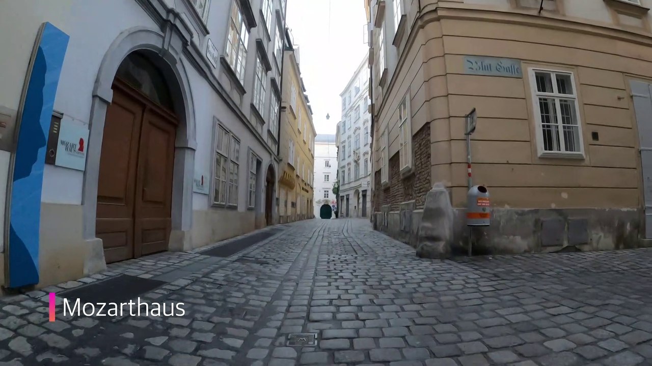 Vienna * Wien: Stephansplatz & Mozarthaus (Domgasse) frühmorgens