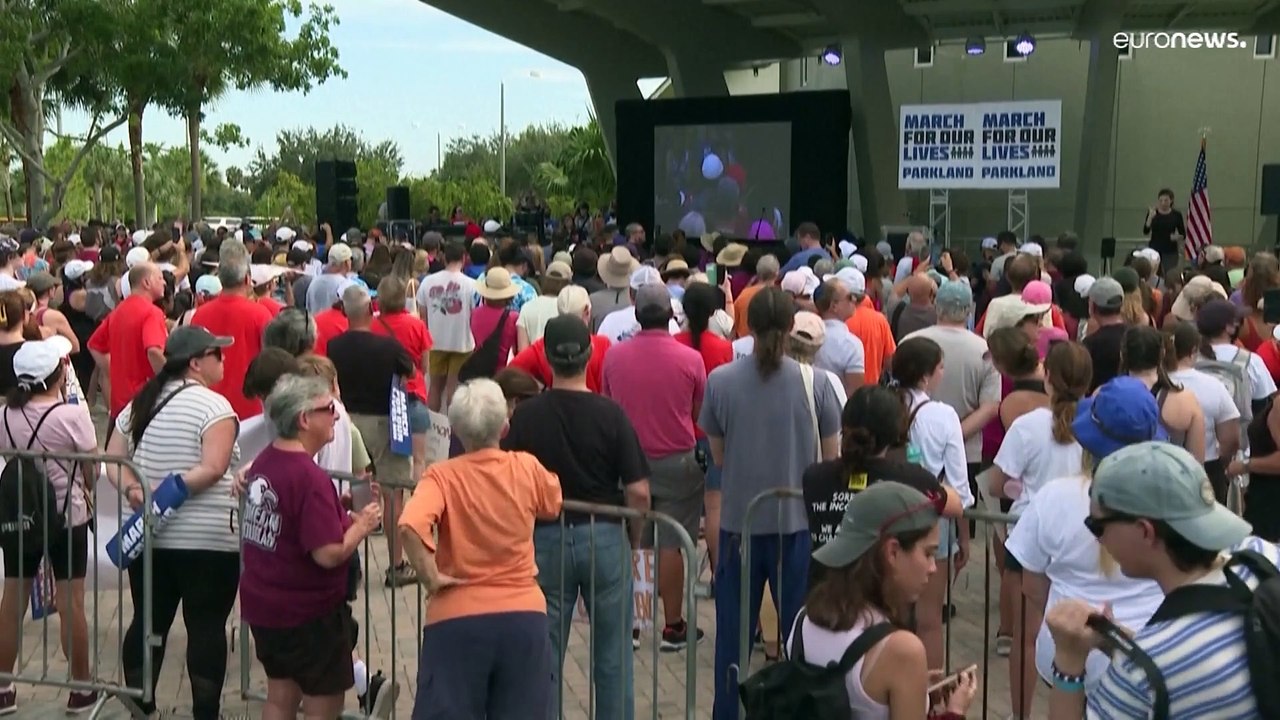 USA: Tausende demonstrieren für strengeres Waffenrecht