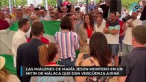 Las imágenes de María Jesús Montero en un mitin de Málaga que dan vergüenza ajena