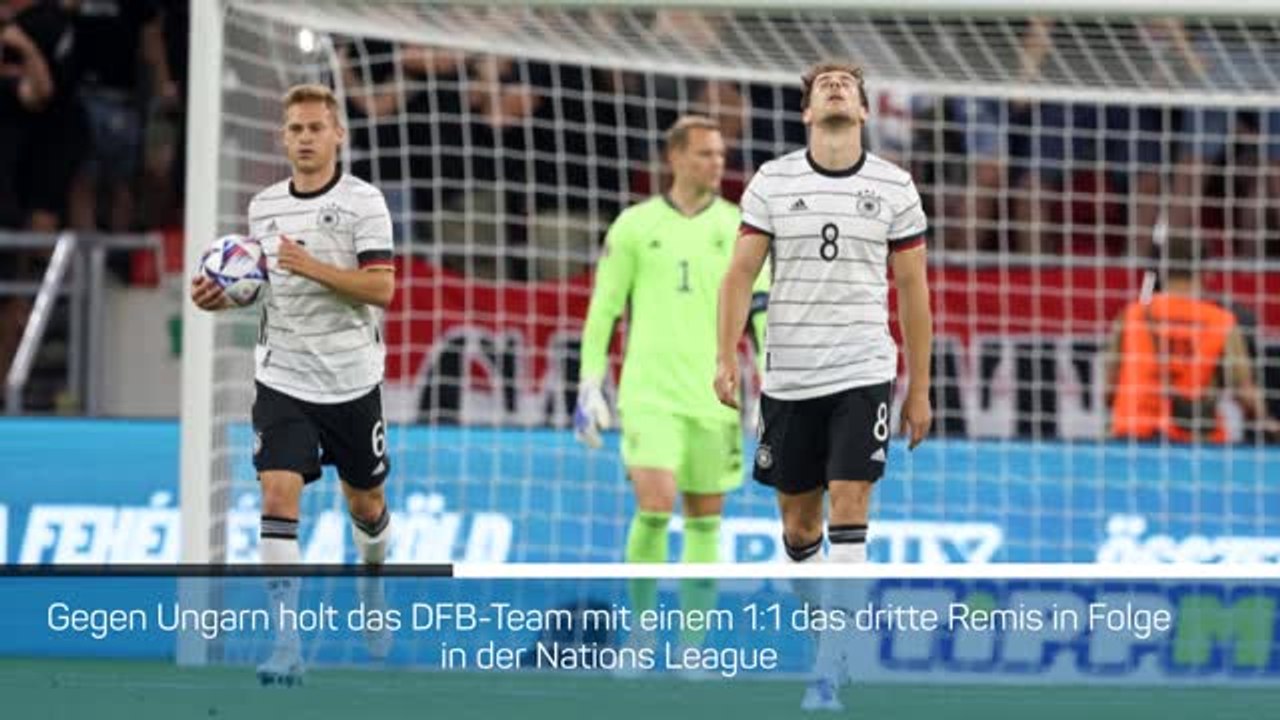 Fakten-Report: DFB-Team wieder nur mit Remis
