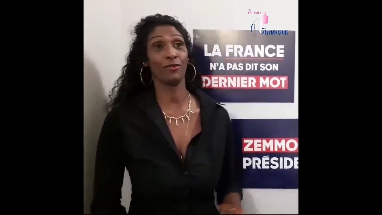 Maxette Pirbakas témoigne son soutien à Eric Zemmour.