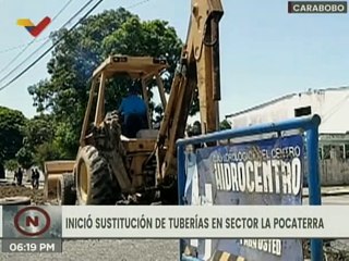 Carabobo | Hidrocentro sustituye 100 metros de tubería de agua en el sector La Pocaterra