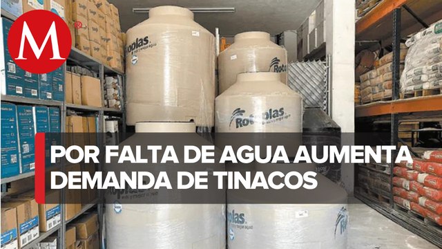 Se dispara venta de tinacos en Monterrey; regios desembolsan casi 7 mil pesos