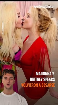 Como en los viejos tiempos: #Madonna y #BritneySpears recrearon el icónico beso del 2003