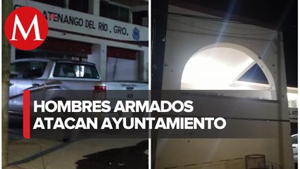 Atacan a balazos ayuntamiento de Atenango del Río en Guerrero