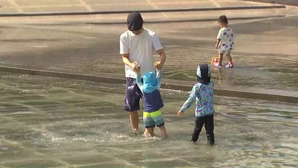 한강 물놀이 분수대도 3년 만에 컴백..."마스크 벗고 즐겨요" / YTN