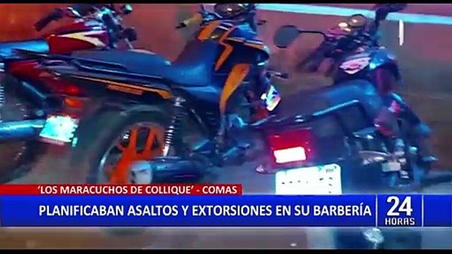 Comas: detienen a delincuentes que planificaban asaltos y extorsiones en su barbería
