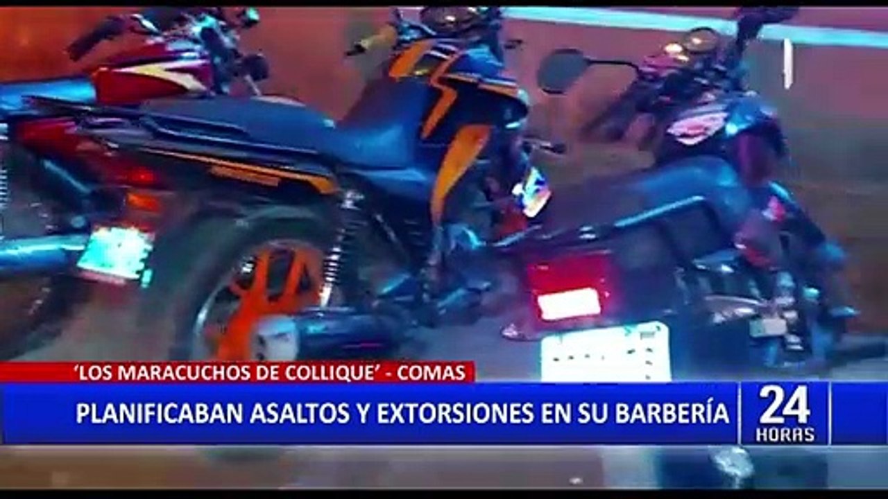 Comas: detienen a delincuentes que planificaban asaltos y extorsiones en su barbería