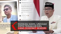 Foto Terganteng, Ridwan Kamil Kenang Eril Melalui Jepretan Terakhirnya