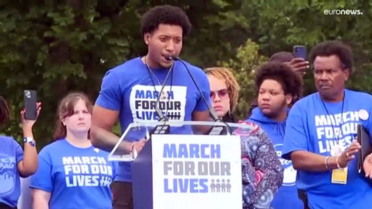 'Schützt Kinder, nicht Waffen!' Zehntausende fordern schärfere Waffengesetze in den USA
